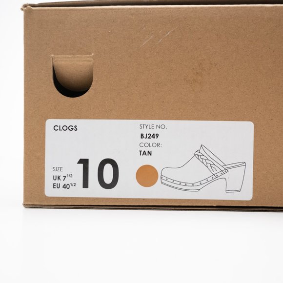 NEW J. CREW Clogs in Tan faux suede BJ249 $158 size 10 - Picture 13 of 13